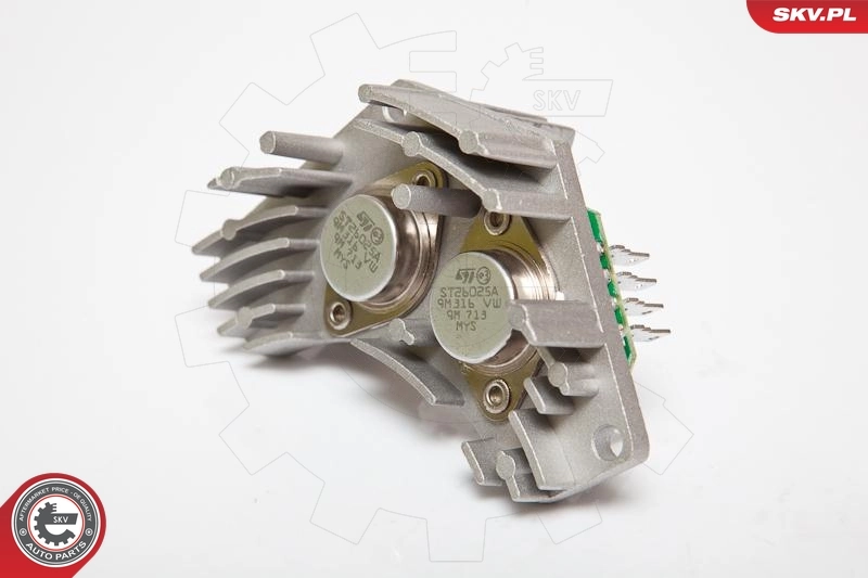 Resistor, interior blower